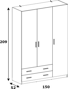 BogFran 150 Dąb Mauvella RAY RA02 5