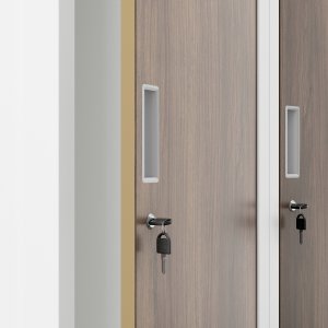 Jan Nowak KACPER cabinet ECO* WHITE RAL9003 + WOODGRAIN H1800*W800*D500 2