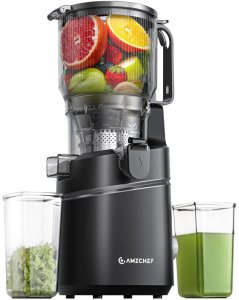 Wyciskarka wolnoobrotowa Amzchef SJ-036CBK (czarna) (CE-SJ-036C-BK) 4