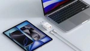 Ładowarka Veger Ładowarka sieciowa do telefonu USB A + Typ C PD Super Charge PPS 45W + kabel Typ C do C 100W VEGER TR101 biała 5