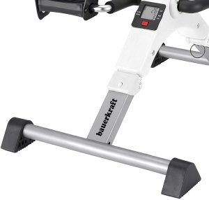 Rower stacjonarny Bauerkraft Rowerek treningowy rower rehabilitacyjny składany rotor 2w1 wyświetlacz LCD biały 5