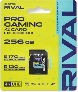 Karta GoodRam Rival MicroSDXC 256 GB Class 10 UHS-II/U3 A2 V30 (GGSM2AA-2560R12) 2