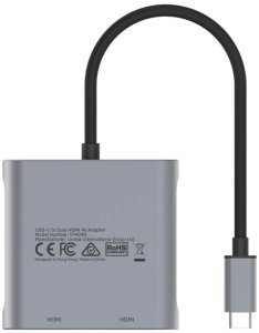 Adapter AV Unitek Unitek Adapter USB-C do 2x HDMI | 4K@60Hz | MST | HDCP 2.2 4