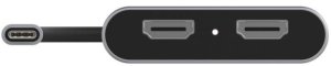 Adapter AV Unitek Unitek Adapter USB-C do 2x HDMI | 4K@60Hz | MST | HDCP 2.2 5