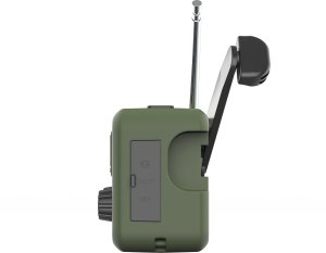 Radio Kruger&Matz Radio solarne, przenośne radio awaryjne SOS, powerbank 2000mAh, latarka, dynamo, 7