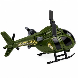 LeanToys Helikopter Wojskowy Militarny Z Hakiem Światła Dźwięki Zielony 3