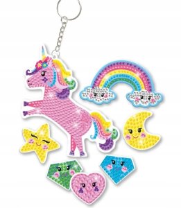 Totum : Unicorn - 2 In 1 Creativity Set (Diamond Paint Magnets & A B C Bracelets) (TT072213) 3
