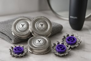 YIVO Głowice ostrza noże tnace kompatybilne z Philips SH91 SH91/50 S9000 Prestige SP9820/87 SP98 3szt | S9000 Prestige (SP98XX): SP9820/87 2