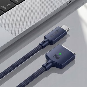 Kabel USB Adaptec Tech-Protect MMC01 Ultraboost Magnetic USB-C do MagSafe 3 140 W 200 cm Granatowy 3