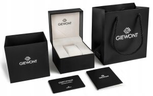 Zegarek Giewont Zegarek Męski Giewont Elegance Sapphire Srebrno Czarny GW5160-B2 6