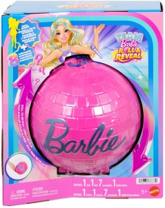 Lalka Barbie Mattel Team Roll & Reveal - Wyskakująca lalka Gwiazda pop (JMK19) 4