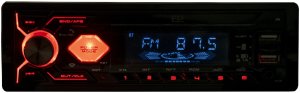 Radio samochodowe Canva EP AUDIO RADIO SAMOCHODOWE 1 DIN Z USB MICRO SD BT DO AUTA CZERWONY STEREO 11