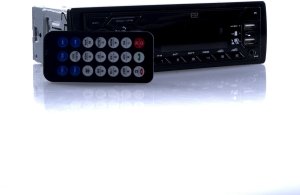 Radio samochodowe Canva EP AUDIO RADIO SAMOCHODOWE 1 DIN Z USB MICRO SD BT DO AUTA CZERWONY STEREO 4