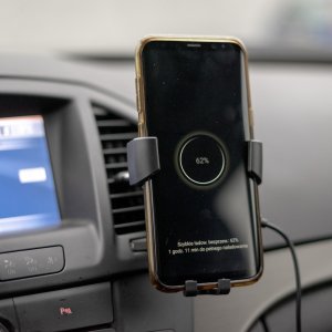 Einparts Automotive EINPARTS UCHWYT SAMOCHODOWY Z ŁADOWARKĄ DO KRATKI NAWIEWU SZYBKIE ŁADOWANIE 10