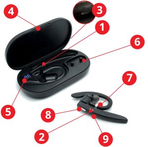 Słuchawki Einparts Automotive EPHPBT02 czarne 11