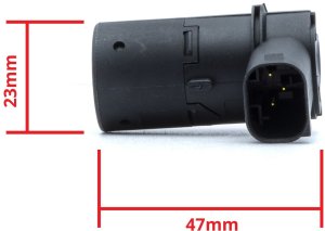 Einparts Automotive EINPARTS AUTOMOTIVE CZUJNIK PARKOWANIA PDC DO VOLVO S40 S60 V70 V50 12V 7