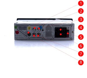 Radio samochodowe Canva EP AUDIO RADIO 12V Z AUX USB DO SAMOCHODÓW Z FUNKCJĄ HANDS-FREE I BLUETOOTH 13