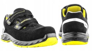 VM Footwear Sandały ochronne VM FOOTWEAR Edmonton 2275-S1PL ESD, rozm. 46, czarno-żółte 4
