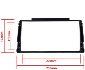 Radio samochodowe Einparts Automotive EINPARTS RAMKA DO RADIA SKODA OCTAVIA 2004 2013 YETI 2009 2017 ZATRZASKI 7