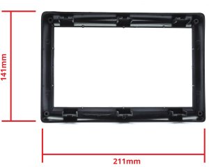 Radio samochodowe Einparts Automotive EINPARTS Ramka do radia RENAULT MEGANE 2002-2009 Zatrzaski z pasujące 6