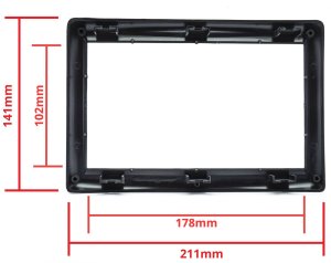 Radio samochodowe Einparts Automotive EINPARTS Ramka do radia RENAULT MEGANE 2002-2009 Zatrzaski z pasujące 8