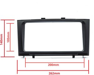 Radio samochodowe Einparts Automotive EINPARTS Ramka do radia TOYOTA AVENSIS T270 2009-2015 Zatrzaski i uchwyty 10
