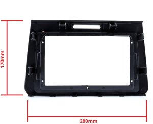 Radio samochodowe Einparts Automotive EINPARTS Ramka do Skoda Superb 2008-2015 montaż radia z zatrzaskami 5