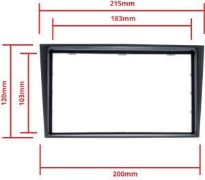 Radio samochodowe Einparts Automotive EINPARTS Ramka do radia do Opel Vauxhall Astra H Antera Corsa Zafira 2