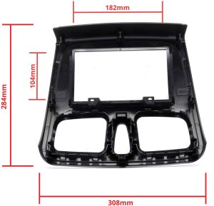 Radio samochodowe Einparts Automotive EINPARTS RAMKA DO RADIA NIEFABRYCZNEGO DO RENAULT LOGAN 2013-2018 ZATRZAS 10