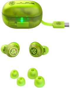 Słuchawki 4kom.pl JLab Go Pop ANC Zestaw słuchawkowy True Wireless Stereo (TWS) Douszny Połączenia/muzyka Bluetooth Morski, Przezroczysty 4