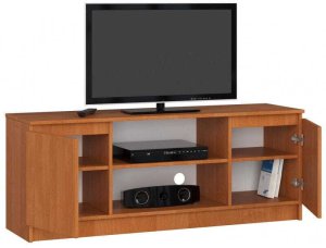 Fabryka Mebli Akord Szafka rtv, stolik, Nova, 140x40x55 cm, olcha, mat | TYLETEGOTU 2