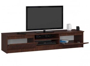 Fabryka Mebli Akord Szafka rtv, NOVA 160x40x33 cm, wenge, mat | TYLETEGOTU 2