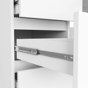 Biurko Fabryka Mebli Akord Core Białe 135 cm x 50 cm 3