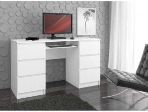 Biurko Fabryka Mebli Akord Core Białe 135 cm x 50 cm 7