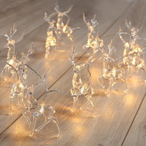 Lampki choinkowe Decoking Lampki świąteczne LED DecoKing renifery 10 LED 4