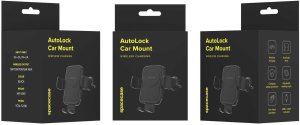 spacecase Uchwyt na telefon do samochodu z ładowarką indukcyjną SPACECASE AutoLock Air 16