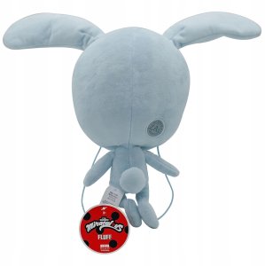 Sanrio Maskotka z bajki Miraculous Biedronka i Czarny kot Kwami Fluff 24cm 2