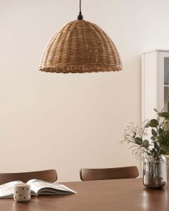 Lampa wisząca Beliani BENGO Rattan 2