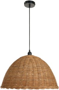 Lampa wisząca Beliani BENGO Rattan 3