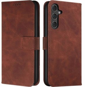 iLike Etui z klapką Samsung Galaxy A34 5G Smart Velvet case Brown (GSM170996) 2