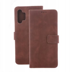 iLike Etui z klapką Samsung Galaxy A34 5G Smart Velvet case Brown (GSM170996) 3