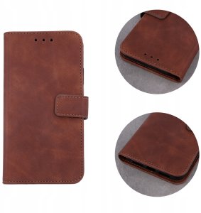 iLike Etui z klapką Samsung Galaxy A34 5G Smart Velvet case Brown (GSM170996) 5