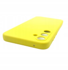 iLike Tylny pokrowiec Samsung Galaxy A35 5G Silicon case Yellow (GSM182599) 4