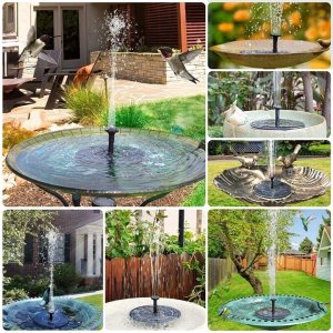 CP Towar Solar Garden Floating Fountain + Filter CPSGFFF 5
