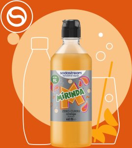 Sodastream Syrop Mirinda Orange bez cukru 440 ml 5