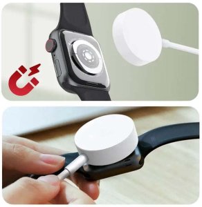 iWear Urządzenie ładujące CH3 Universal USB 1m Power Cable Smart Watch 3.5W Wireless charger pad White IW-WT-СH3 2