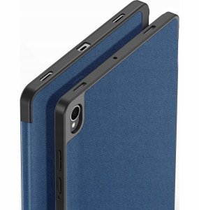 Etui na tablet iLike Pokrowiec książkowy Dux Ducis Samsung Galaxy Tab S11 Domo Series Tri-fold Stand PU Leather Blue 5
