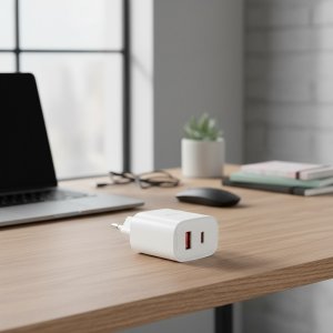 Ładowarka Yesido Adapteris PD20 + QC18 Fast chagrer YC02E White YC02E 2