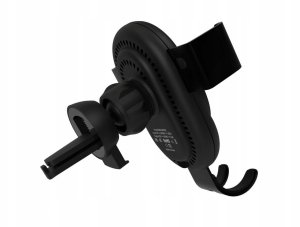 Evelatus Uchwyt samochodowy Gravity Car Holder with Wireless Charger WCH02 Black (WCH02BK) 3