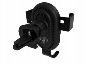 Evelatus Uchwyt samochodowy Gravity Car Holder with Wireless Charger WCH02 Black (WCH02BK) 4